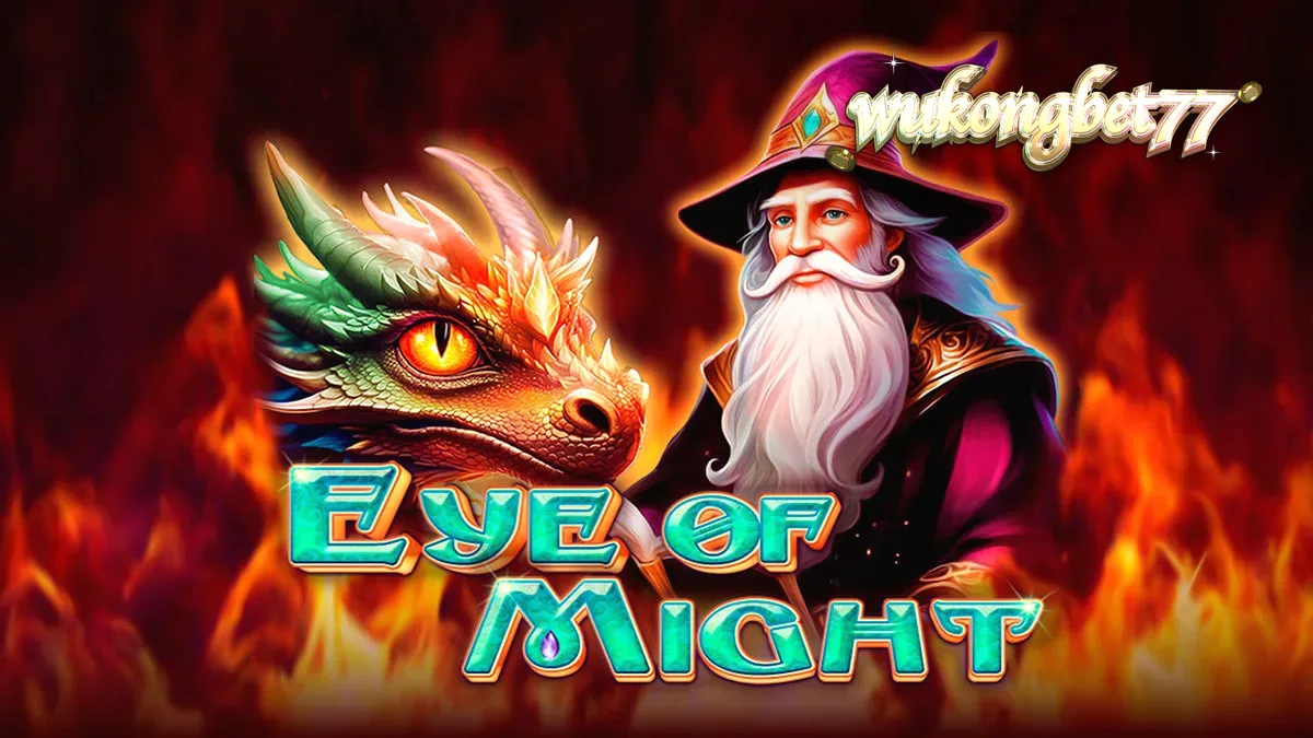 Tampilan antarmuka slot Eye of Might pada perangkat seluler